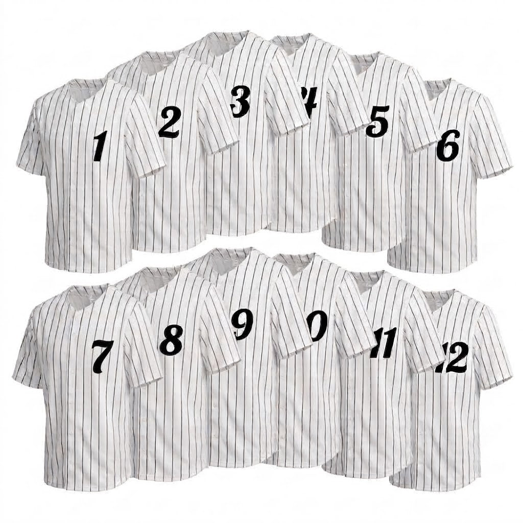 Softball Jersey 12-Pack | Pinstripe Team Set