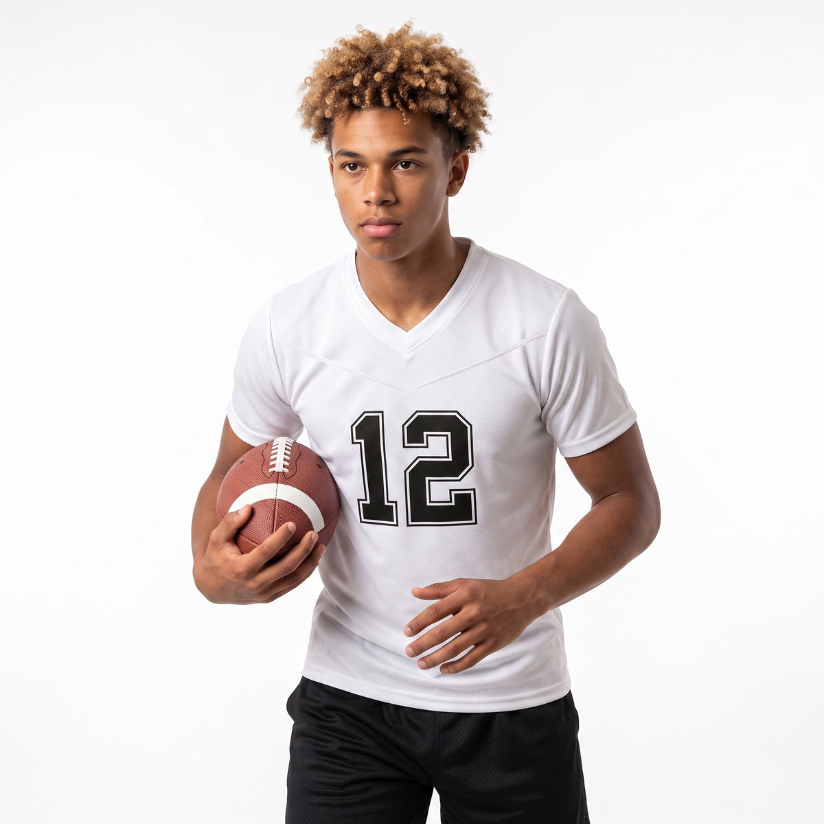 Flag Football Jersey | Numbered V-Neck