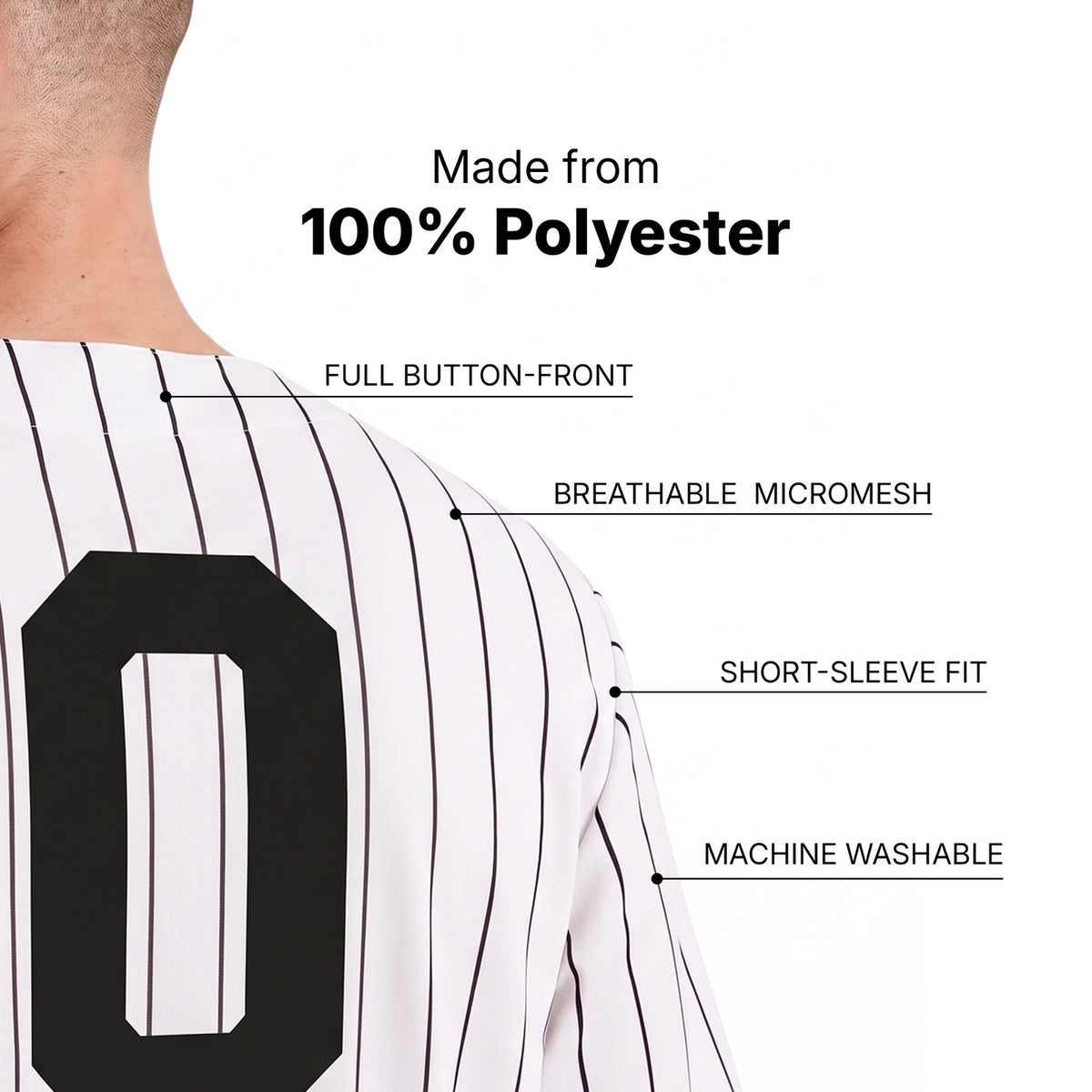 Softball Jersey 12-Pack | Pinstripe Team Set