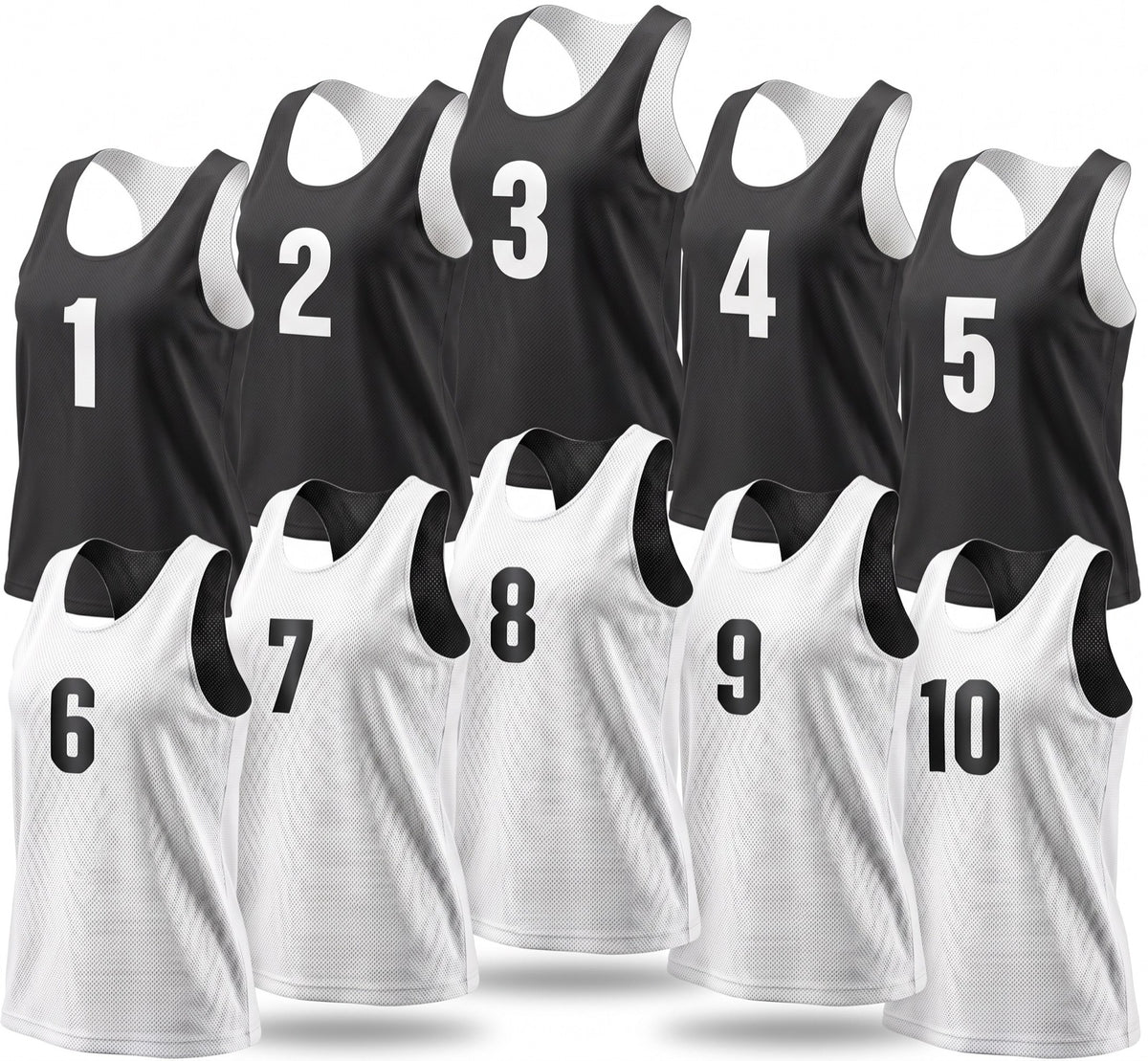 Women's Basketball Jersey 10-Pack | Numbered Team Set